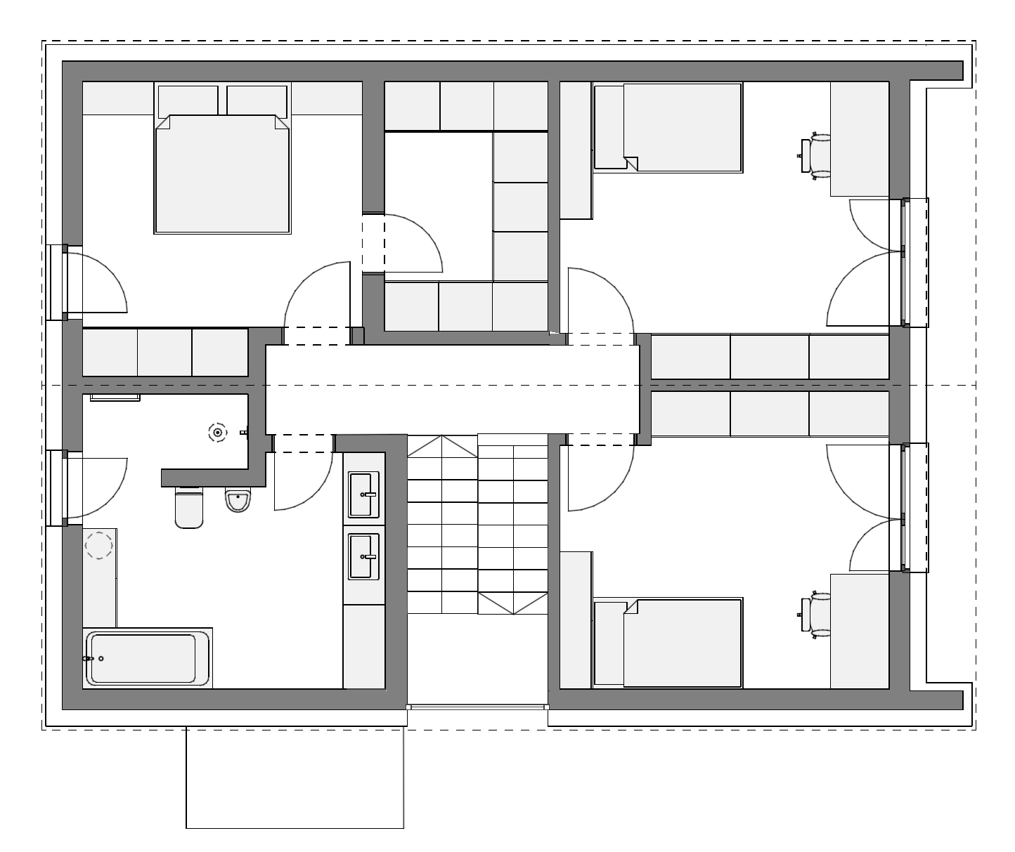 tloris-mansarde-hisa-rozlak